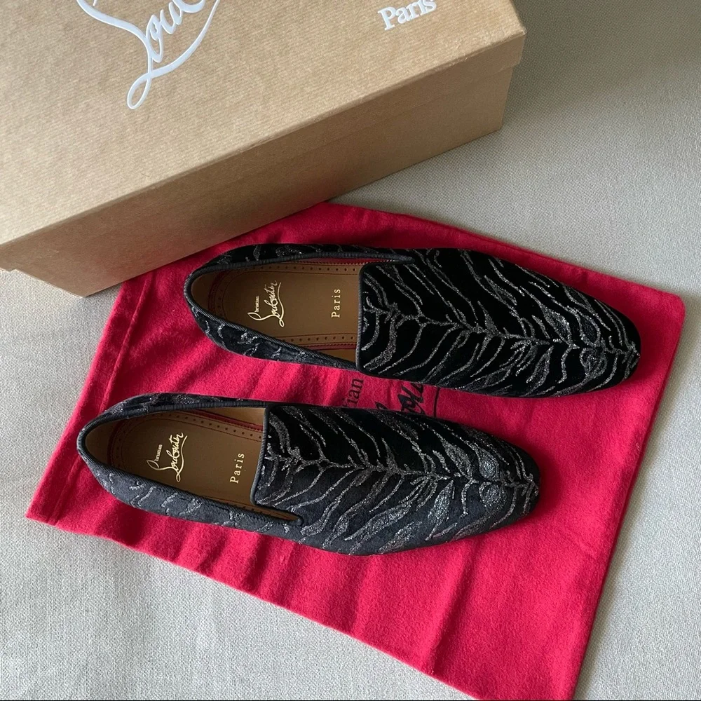 *NWT* Christian Louboutin Colonnaki Velvet Loafer - Picture 3 of 8